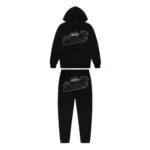 Trapstar London Shooters Hooded Tracksuit - Black  White