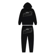 Trapstar London Shooters Hooded Tracksuit - Black  White