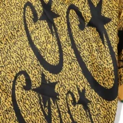 Corteiz Carni Stellations Football Jersey T-Shirt Sleeve Tee - Yellow - Image 2