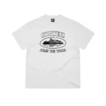 Corteiz Rules the World T Shirt White/Black