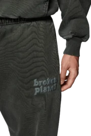 Broken Planet Basic Wide Leg Sweatpants Black - Image 3