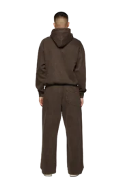 Broken Planet Basics Wide Leg Sweatpants Brown - Image 5