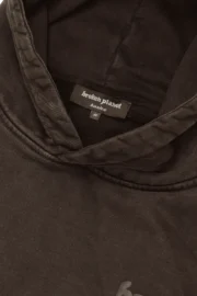 Broken Planet Washed Soot Hoodie - Brown - Image 8