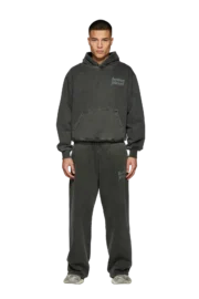 Broken Planet Basic Wide Leg Sweatpants Black - Image 6