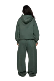 Broken Planet Washed Soot Hoodie - Green - Image 4