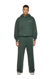 Broken Planet Washed Soot Hoodie - Green - Image 5