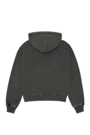 Broken Planet Washed Soot Zip Up Hoodie - Black - Image 2