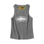 Corteiz Alcatraz Tank Top Heather Grey