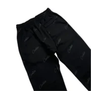Corteiz All Over Print Joggers Black - Image 2