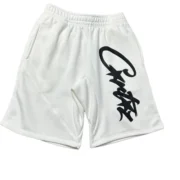 Corteiz Allstarz Shorts White-Black