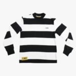 Corteiz Allstarz Striped Longsleeve – Black/White