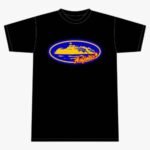 Corteiz Aufentic T-shirt Black/Blue