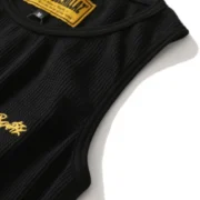 Corteiz Bolo Essentials Tank Top Black - Image 4