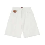 Corteiz C-Star Denim Jeans Shorts White