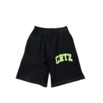 Corteiz Dropout Shorts Black-Green