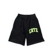 Corteiz Dropout Shorts Black-Green