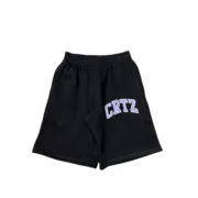 Corteiz Dropout Shorts Black-Purple