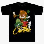 Corteiz Leprechaun 420 T shirt Black