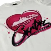 Corteiz Pink Heart T Shirt - Image 4