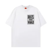 Corteiz Rules the World T Shirt White