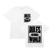 Corteiz Rules the World T Shirt White - Image 3
