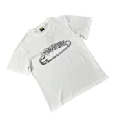 Corteiz Safety Pin T Shirt White - Image 5