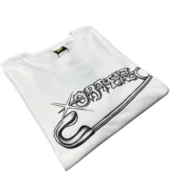 Corteiz Safety Pin T Shirt White - Image 3