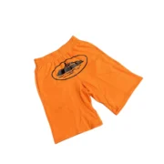 Corteiz Men's Orange Shorts - Image 2