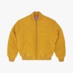 Olde English Quilted Bomber Jacket – Yellow