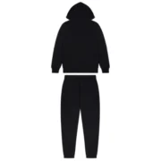 Trapstar Chenille Decoded Hooded Tracksuit - Black Candy Flavours - Image 3