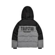 Trapstar Decoded Aw23 Puffer - Black Grey - Image 2