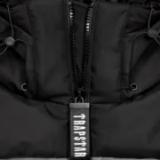 Trapstar Decoded Aw23 Puffer - Black Grey - Image 3