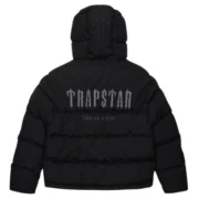 Trapstar Decoded Hooded Puffer 2.0 Jacket - Black - Image 2
