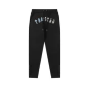Trapstar Irongate Arch Chenille Hooded Tracksuit - Blackbule Monochrome Edition - Image 2