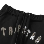 Trapstar Irongate Arch Chenille Hooded Tracksuit - Blackwhite Monochrome Edition - Image 3