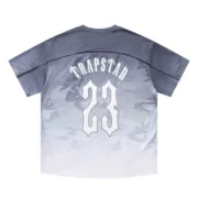 Trapstar Football Jersey T Shirt Black Camo - Image 2