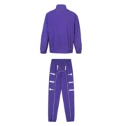 Trapstar Tracksuit Zip-Up Purpal & White - Image 2