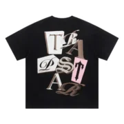 Trapstar TS Script T Shirt – BlackPink - Image 2