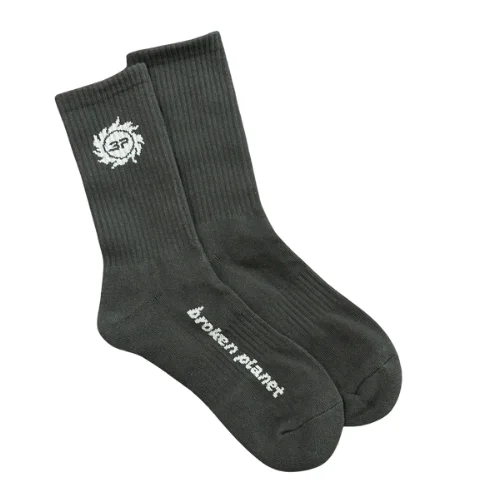 Broken Planet Socks Dark Grey