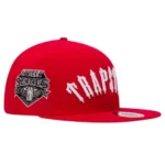 Trapstar Irongate Arch Snapback Cap RedWhite