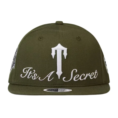 Trapstar Irongate T It's A Secret Fitted Cap Olive